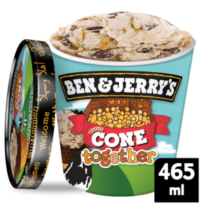 Ben & Jerry's Eis Waffle Cone Together 465ml